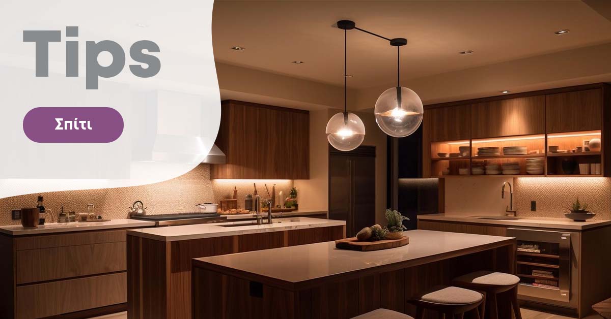 Πως να κάνω την κουζίνα μου να φαίνεται πιο φωτεινή