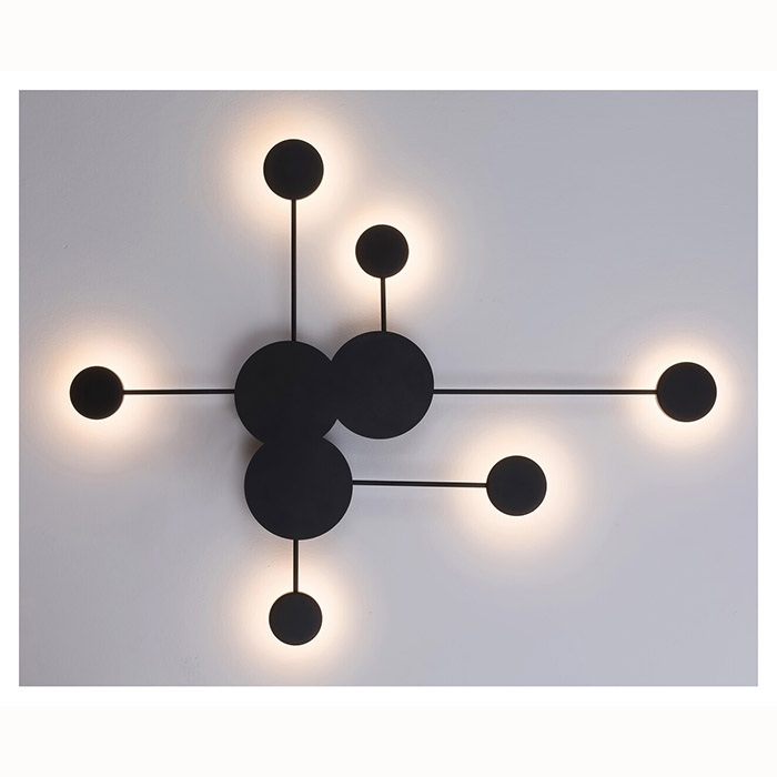 Amadeo Φωτιστικό επίτοιχο Led 21W μαύρο (Rabalux 6260) - Image 2