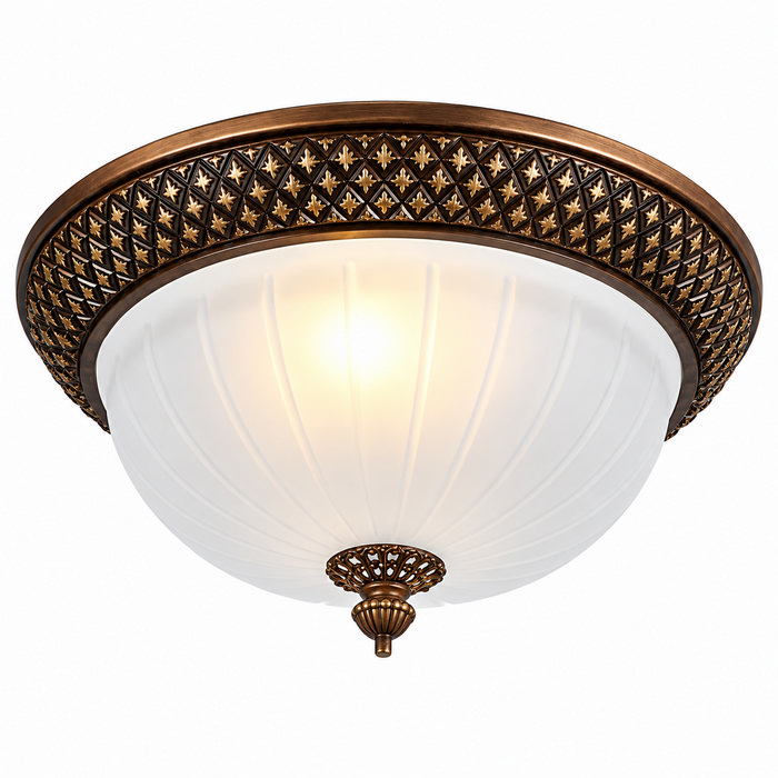 Petra φωτιστικό οροφής 2Φ 38cm μπρονζέ (955PETRA3M/BR) - Image 2