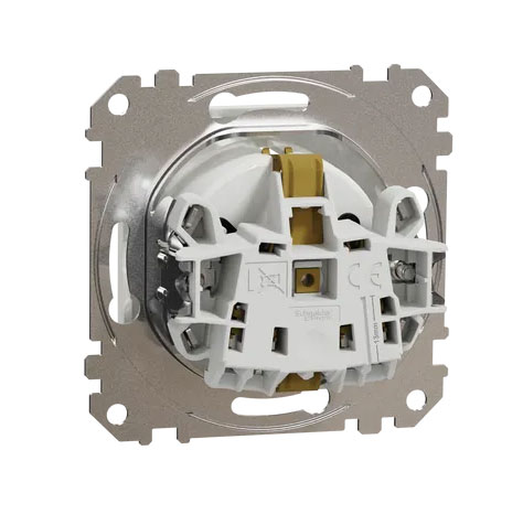 Sedna πρίζα σούκο ασφαλείας (2Π+Γ) Λευκό (SDD111022) - Image 3