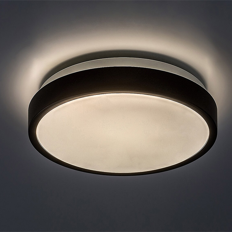 Samira φωτιστικό μπάνιου Led 18W 25cm 4000K μαύρο στρογγυλό (71252) - Image 4