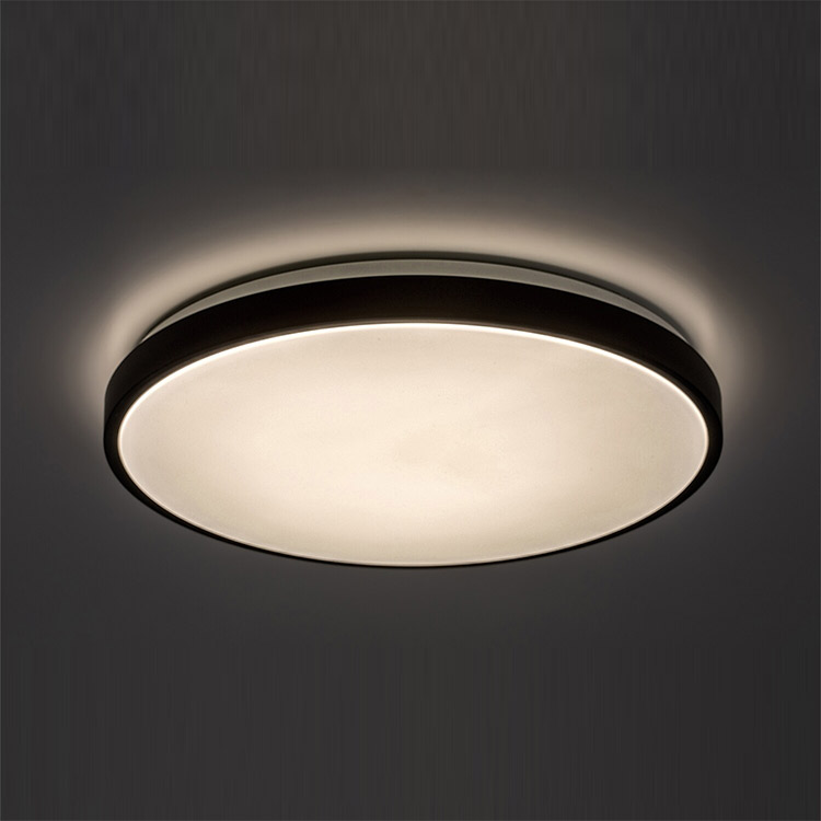 Samira φωτιστικό μπάνιου Led 48W 42cm 4000K μαύρο στρογγυλό (71254) - Image 3