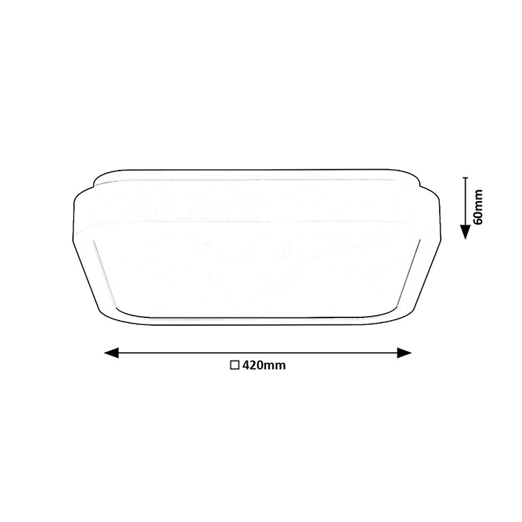 Samira πλαφονιέρα μπάνιου Led 48W 4000K IP44 42cm (71261) - Image 6
