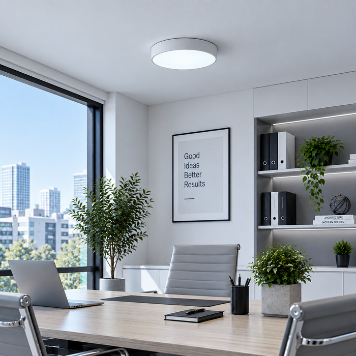 Luka πλαφονιέρα οροφής Led CCT 35W 40cm λευκό χρώμα (VIV004616) - Image 4