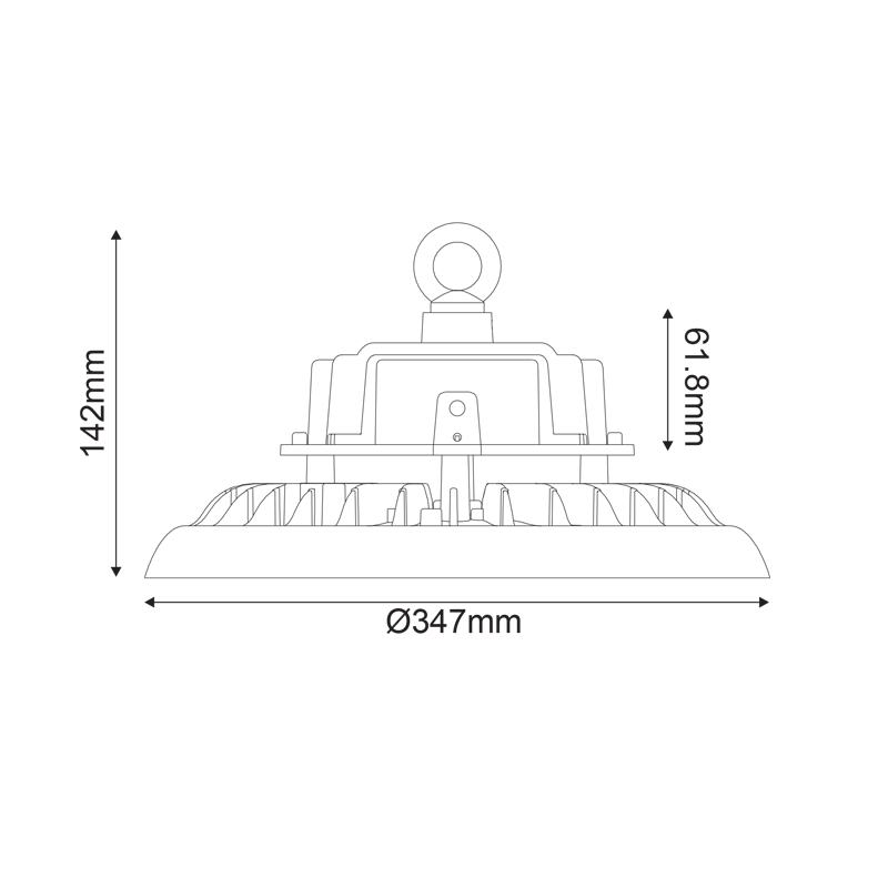 ASTREK φωτιστικό τύπου καμπάνα 200W 5000K (ASTREK20050H) - Image 2
