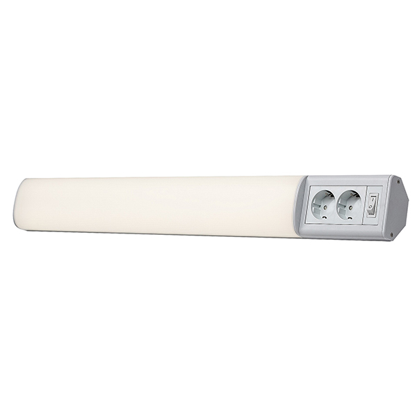 Φωτιστικό πάγκου κουζίνας Bath 2 LED 15W με πρίζες