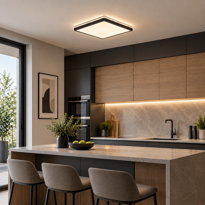Φωτιστικό οροφής Led 18W CCT μαύρο (95EL18SCCTBL/BL) - Image 2