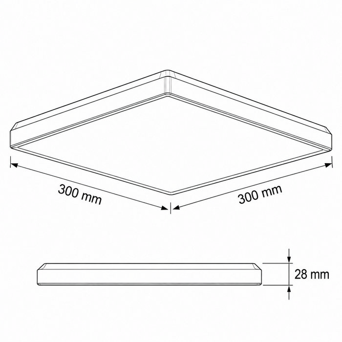 Φωτιστικό οροφής Led 18W CCT λευκό (95EL18SCCTBL/WH) - Image 5