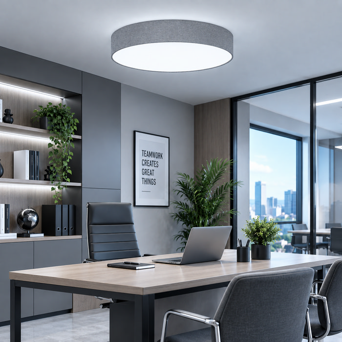Shelly φωτιστικό οροφής Led 18W CCT γκρι με τηλεχειρισμό (95SHELLY18LED/GR) - Image 3