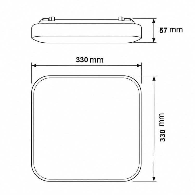 Amy φωτιστικό οροφής LED 18W 4000K (95AMYLEDS18/W) - Image 3