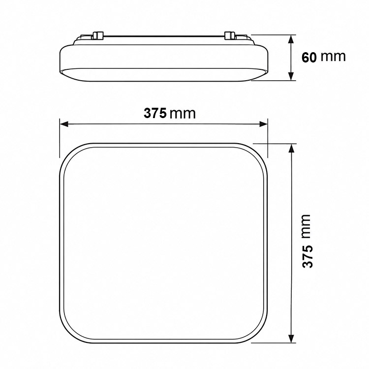Amy φωτιστικό οροφής LED 24W 4000K (95AMYLEDS24/W) - Image 3