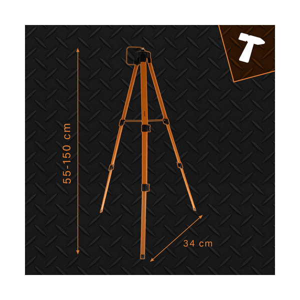 Τρίποδο για laser σταυρού με φούσκα 5/8" (25964) - Image 2