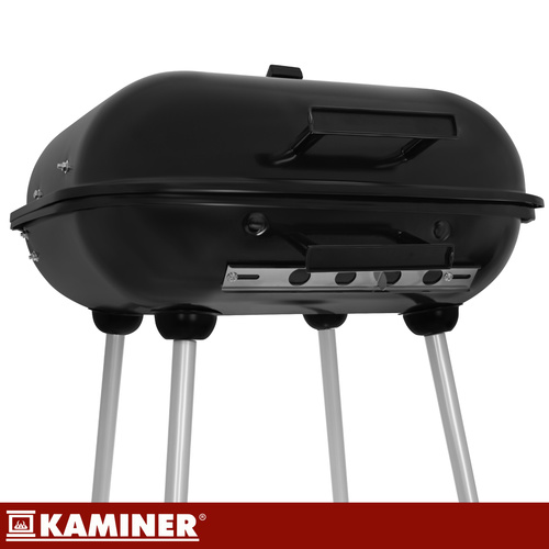 Ψησταριά κάρβουνου κήπου με καπάκι 53x77x46cm Kaminer (27321) - Image 11