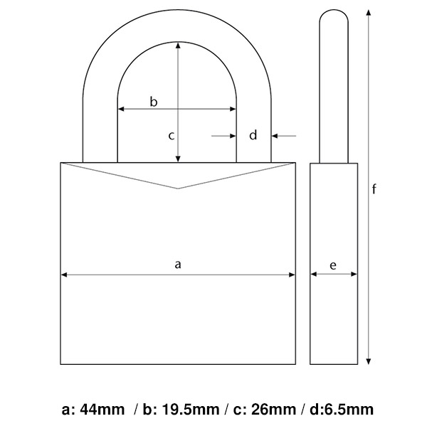 Λουκέτο συνδυασμού Abus 155/40