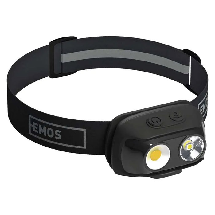 Επαναφορτιζόμενος φακός κεφαλής COB LED EMOS P3542 - Image 3