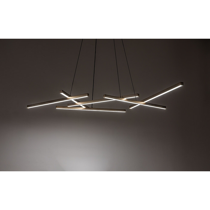 Severine κρεμαστό φωτιστικό LED 40W CCT Μαύρο & Χρυσό με τηλεχειριστήριο (72369) - Image 5
