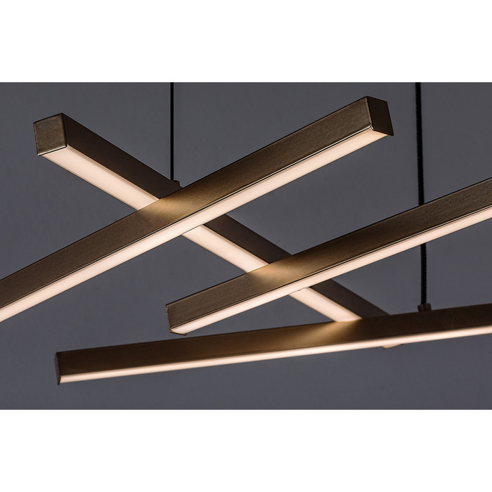 Severine κρεμαστό φωτιστικό LED 40W CCT Μαύρο & Χρυσό με τηλεχειριστήριο (72369) - Image 6
