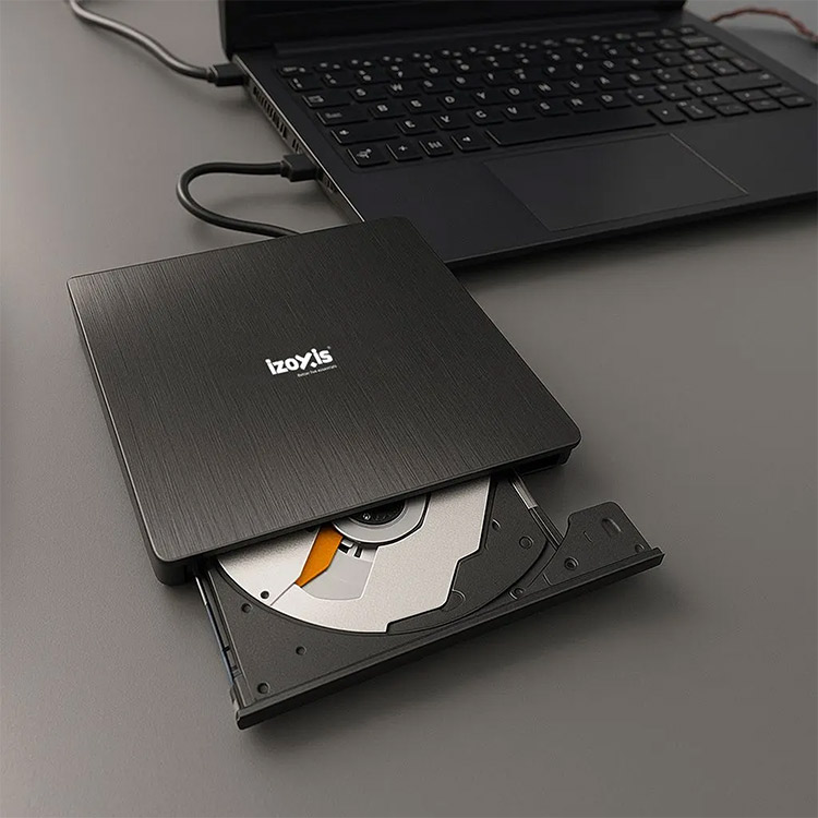 Izoxis εξωτερικό DVD-RW CD-RW USB 3.0 (26083) - Image 4