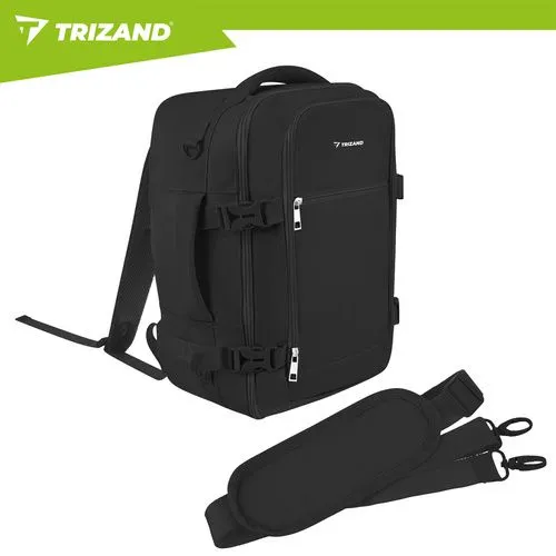 Trizand σακίδιο ταξιδιού 20L μαύρο 40x25x20cm (27657) - Image 6