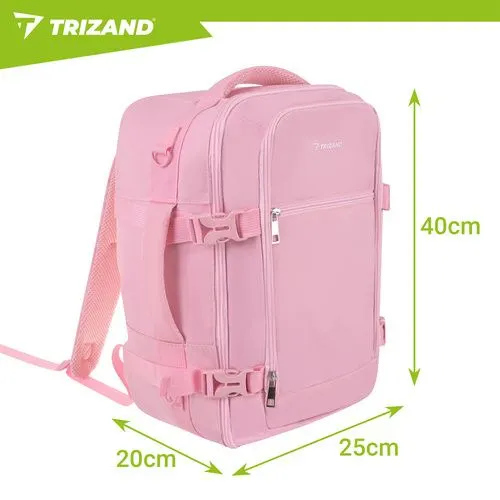Trizand σακίδιο ταξιδιού 20L ροζ 40x25x20cm (27658) - Image 2