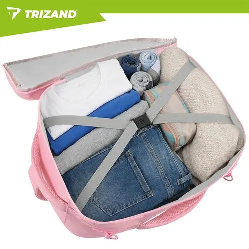 Trizand σακίδιο ταξιδιού 20L ροζ 40x25x20cm (27658) - Image 11