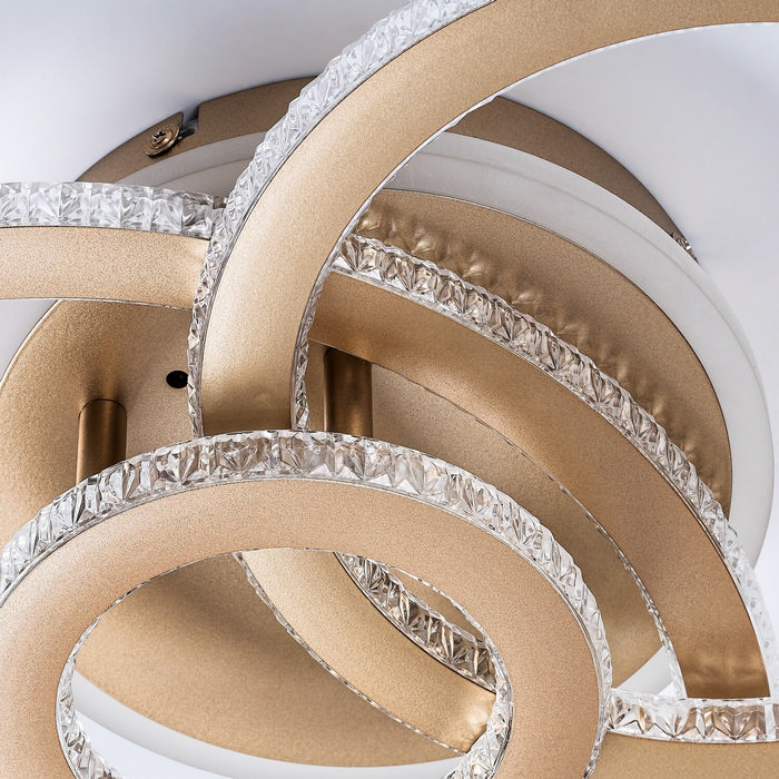 Maziar φωτιστικό οροφής LED 40W CCT χρυσό (71307) - Image 9