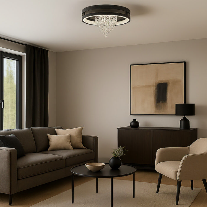 Maribell φωτιστικό οροφής LED 30W CCT μαύρο 40cm (71353) - Image 8