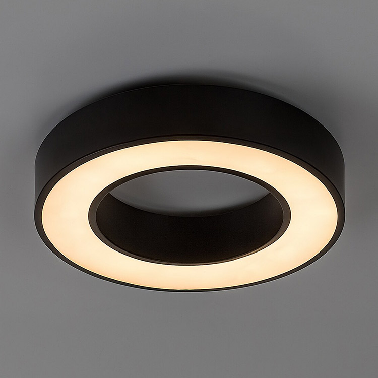 Cirano πλαφονιέρα οροφής Led 24W 3CCT 40cm μαύρη (71360) - Image 3
