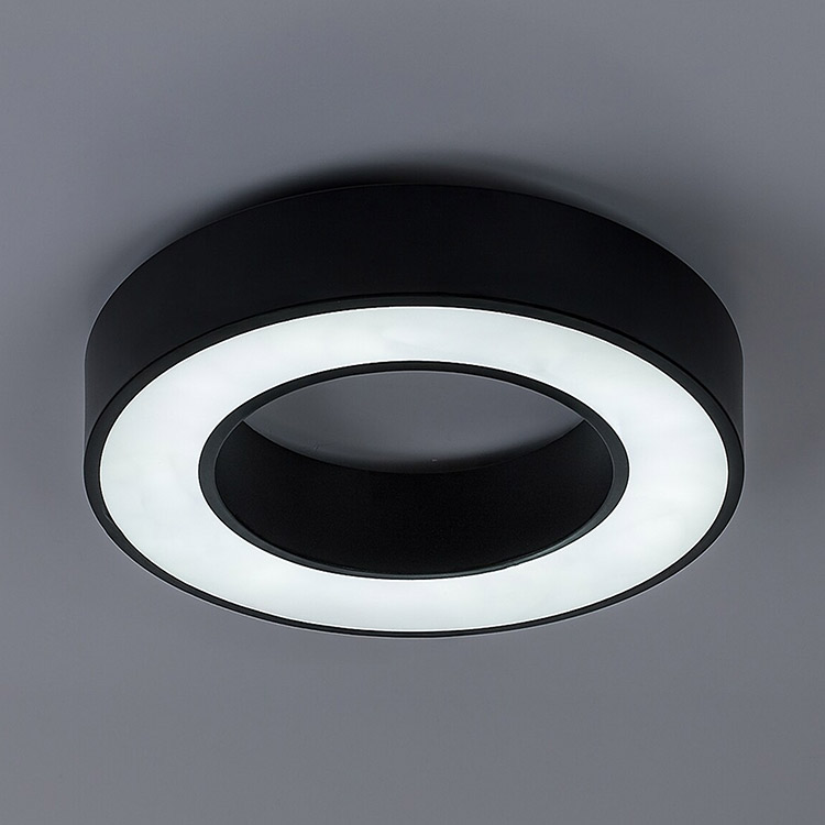 Cirano πλαφονιέρα οροφής Led 24W 3CCT 40cm μαύρη (71360) - Image 4