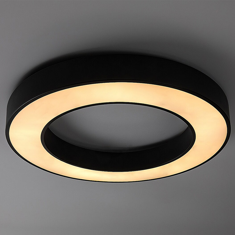 Cirano πλαφονιέρα οροφής Led 45W CCT 60cm μαύρη με τηλεχειριστήριο (71361) - Image 3