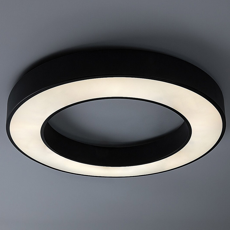 Cirano πλαφονιέρα οροφής Led 45W CCT 60cm μαύρη με τηλεχειριστήριο (71361) - Image 4