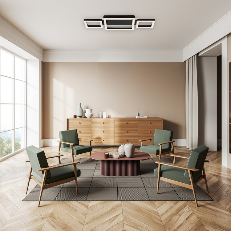 Donya φωτιστικό οροφής LED 24W μαύρο 51cm (71374) - Image 8