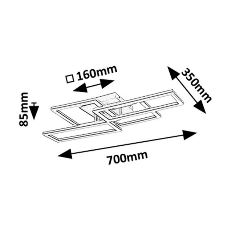Drusus φωτιστικό οροφής LED 40W CCT (71389) - Image 10