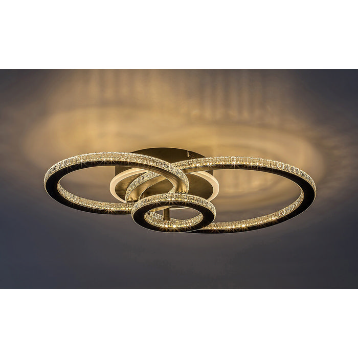 Maziar φωτιστικό οροφής LED 40W CCT μαύρο (71392) - Image 3