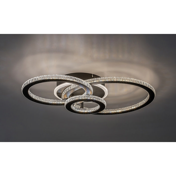 Maziar φωτιστικό οροφής LED 40W CCT μαύρο (71392) - Image 4