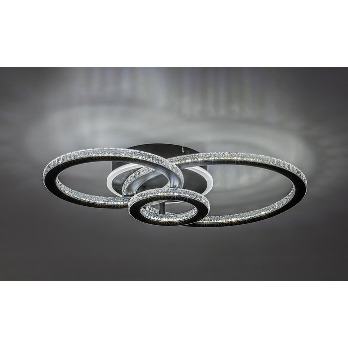 Maziar φωτιστικό οροφής LED 40W CCT μαύρο (71392) - Image 5