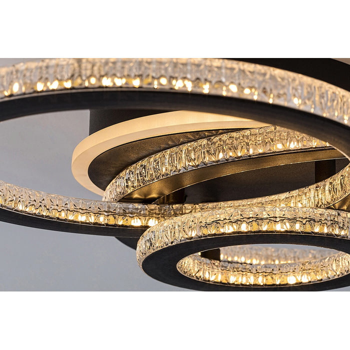 Maziar φωτιστικό οροφής LED 40W CCT μαύρο (71392) - Image 6