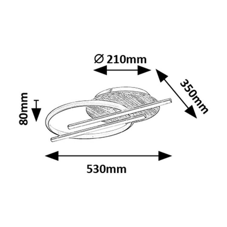 Arash φωτιστικό οροφής LED 40W CCT 53cm (71404) - Image 9