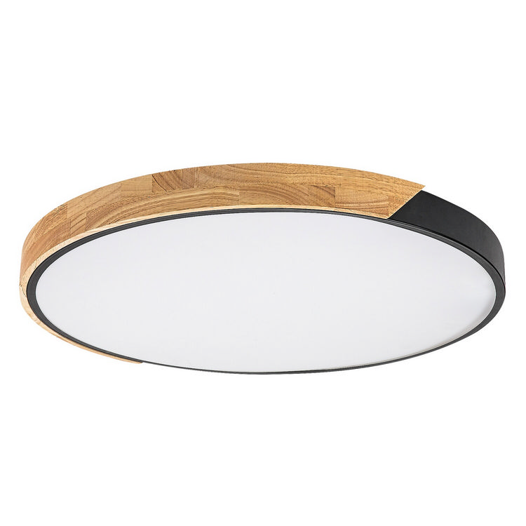 Maple2 φωτιστικό οροφής LED 40W CCT 3900lm μαύρο-ξύλο 61cm (71418) - Image 2