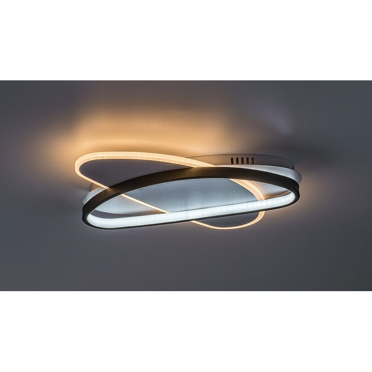 Brantiel φωτιστικό οροφής LED 57W CCT μαύρο & λευκό (71469) - Image 3