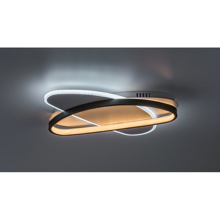 Brantiel φωτιστικό οροφής LED 57W CCT μαύρο & λευκό (71469) - Image 4