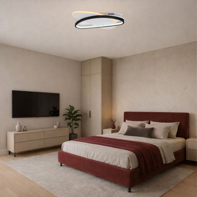 Brantiel φωτιστικό οροφής LED 57W CCT μαύρο & λευκό (71469) - Image 11