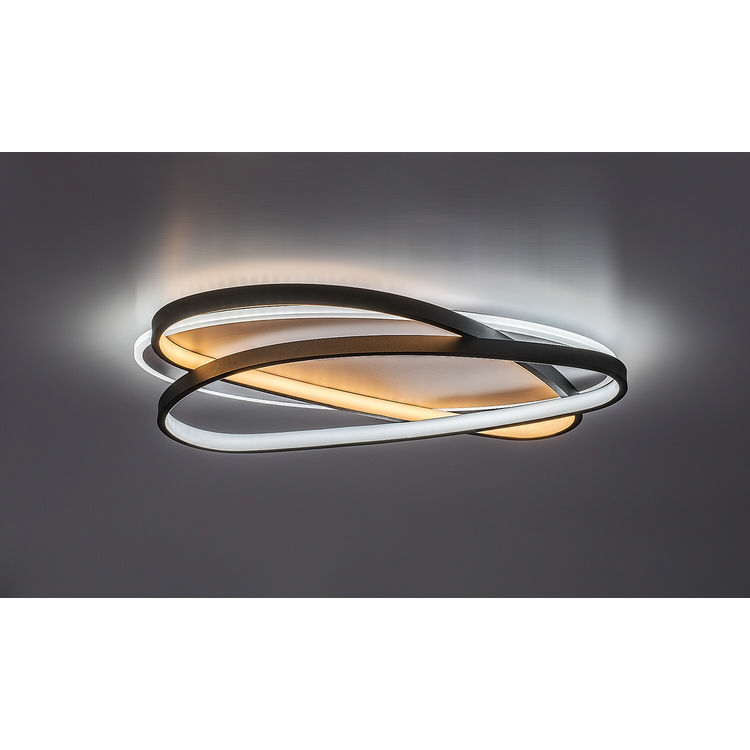 Brantiel φωτιστικό οροφής LED 57W CCT μαύρο (71470) - Image 3