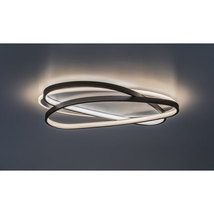 Brantiel φωτιστικό οροφής LED 57W CCT μαύρο (71470) - Image 4