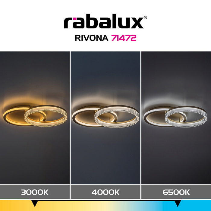 Rivona φωτιστικό οροφής LED 22W CCT (71472) - Image 10