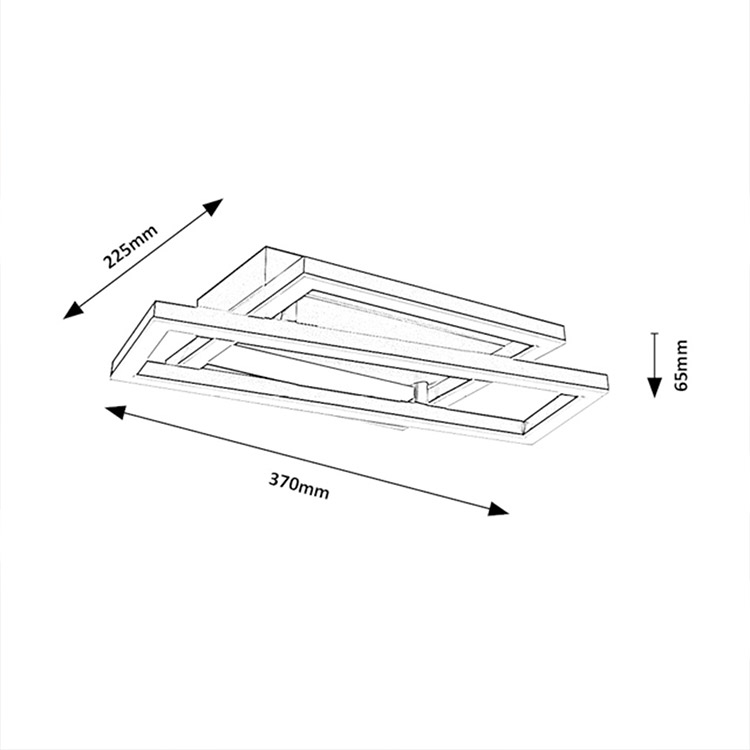 Glavian πλαφονιέρα οροφής Led 24W 4000K 37cm γκρι-μπεζ (71475) - Image 3