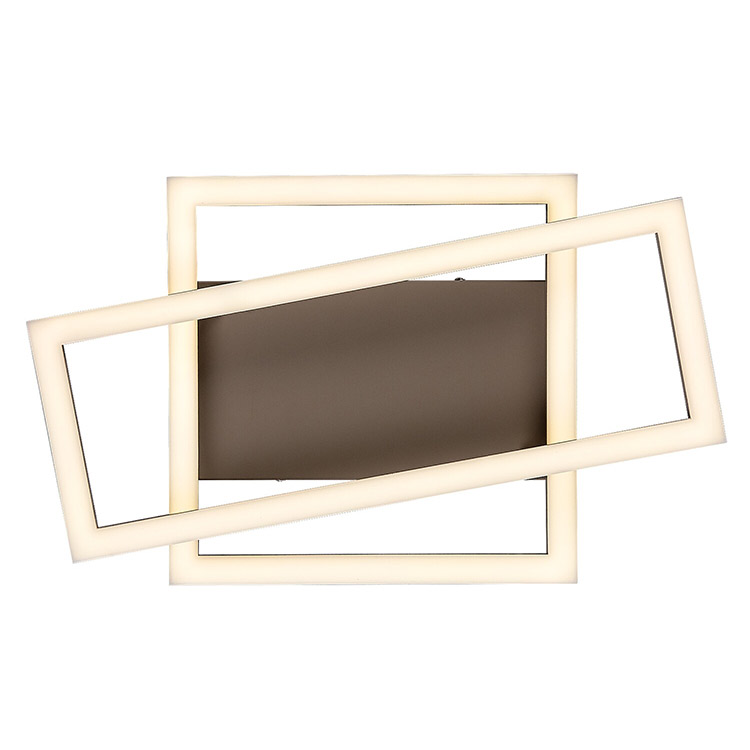 Glavian πλαφονιέρα οροφής Led 24W 4000K 37cm γκρι-μπεζ (71475) - Image 5