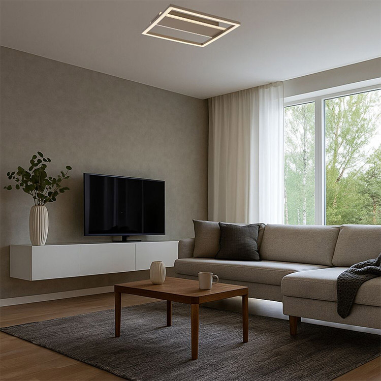 Glavian πλαφονιέρα οροφής Led 24W 4000K γκρι-μπεζ (71476) - Image 6