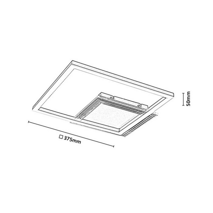 Ottavia φωτιστικό οροφής LED 24W χρυσό (71487) - Image 8