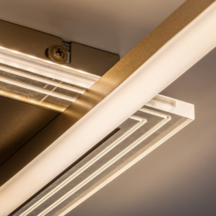 Ottavia φωτιστικό οροφής LED 24W χρυσό (71487) - Image 3